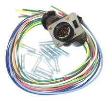 Hiniker Snow Plow p/n 38813106 Repair pigtail, 6 function,grill side AMP CPC,OEM