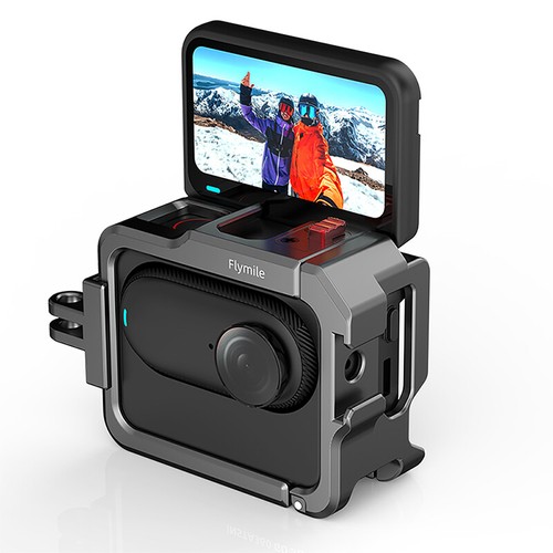 Camera Metal Rabbit Cage Expansion Frame Protective Case For Insta360 GO 3/3S - Picture 17 of 24