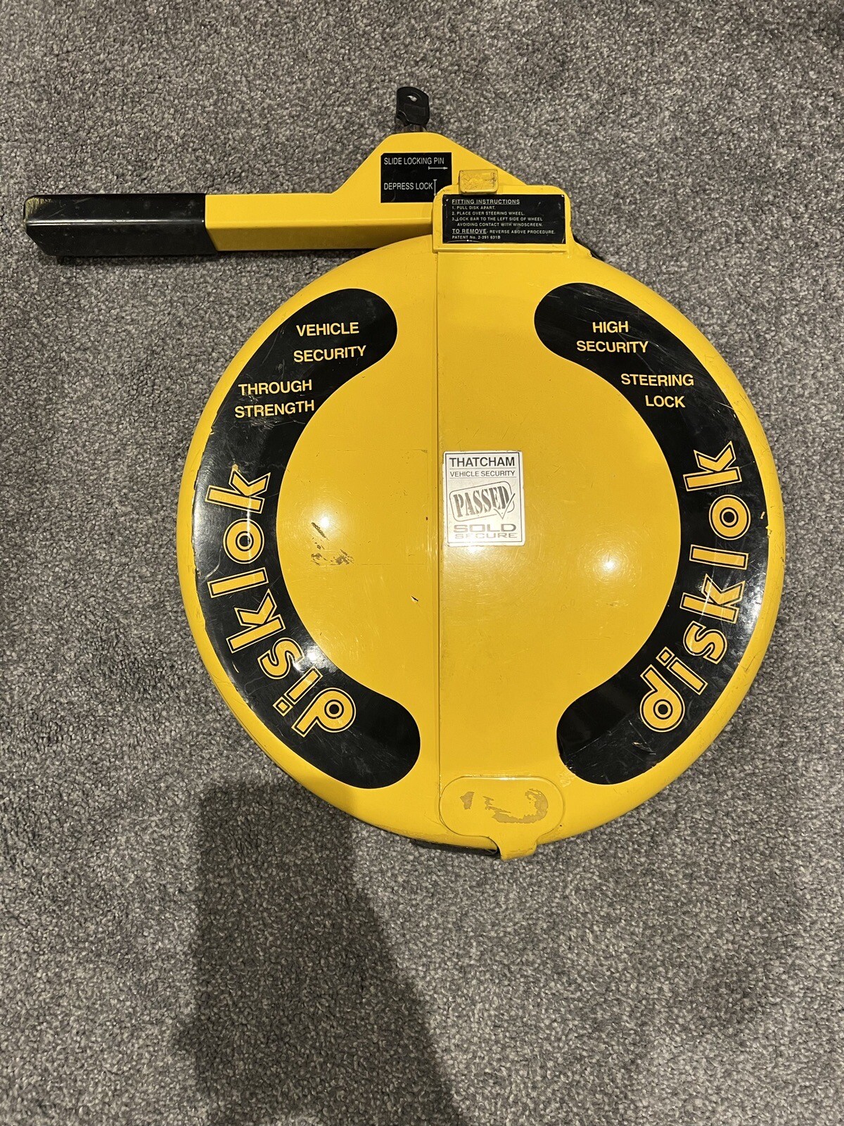 DISKLOK Steering Wheel Lock eBay