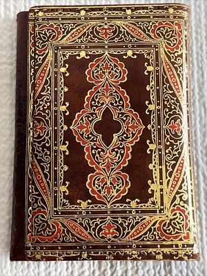 ECHT 2 PRYM Ornate Ladies Wallet Vintage Leather Gold Burgundy