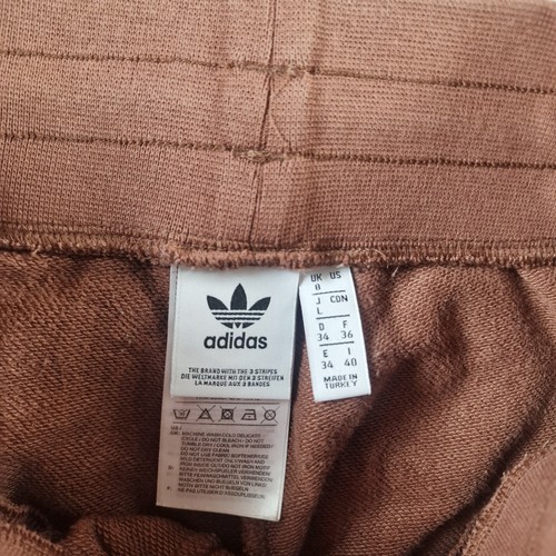 adidas Tracksuit Womens 8 Brown Diamonte 2 Piece Jacket Trousers - Picture 7 of 10