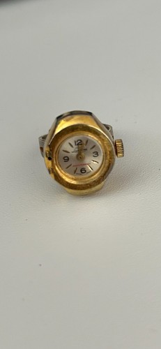 Vintage Lucerne Ring Watch Collectible Mechanical 70's Mens - Picture 2 of 4