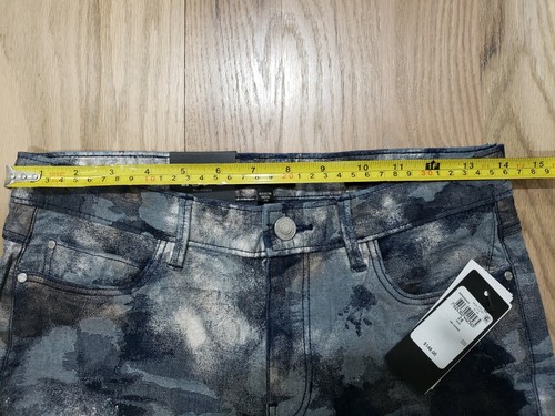 Guess Women's 1981 Metallic Floral Skinny Jeans Heze Size 28 - Picture 11 of 12