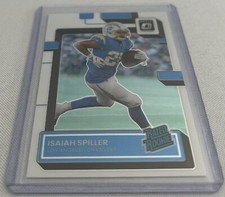 2022 Donruss Optic Football Isaiah Spiller Los Angeles Chargers Rookie #216