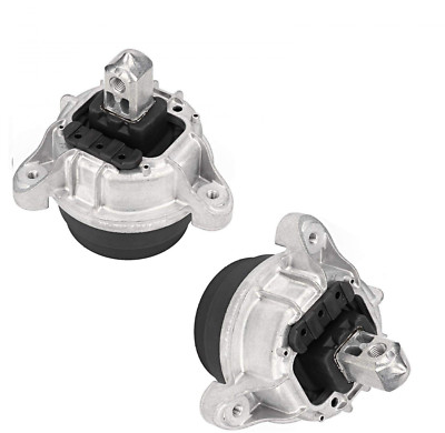 Pair Front Left & Right Engine Motor Mounts For BMW F10 528i 2.0L 22117935149