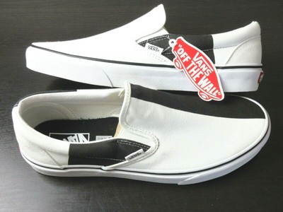 vans mega checker slip on
