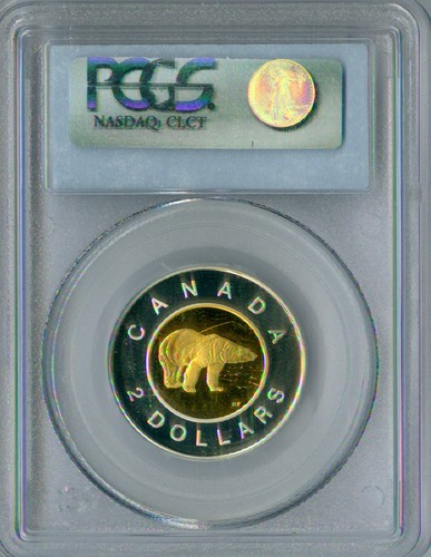 2001 CANADA SILVER $2 TOONI PCGS PR68 DCAM SPOTLESS . - Picture 4 of 4