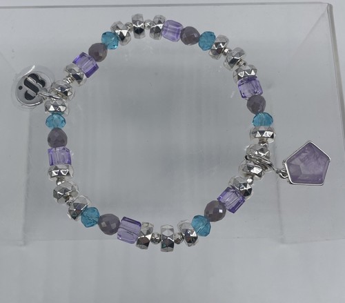 Bomb Party ‘The Grace Of A Queen’ Luxe Stack 2024 Genuine Amethyst NIB - Picture 8 of 14