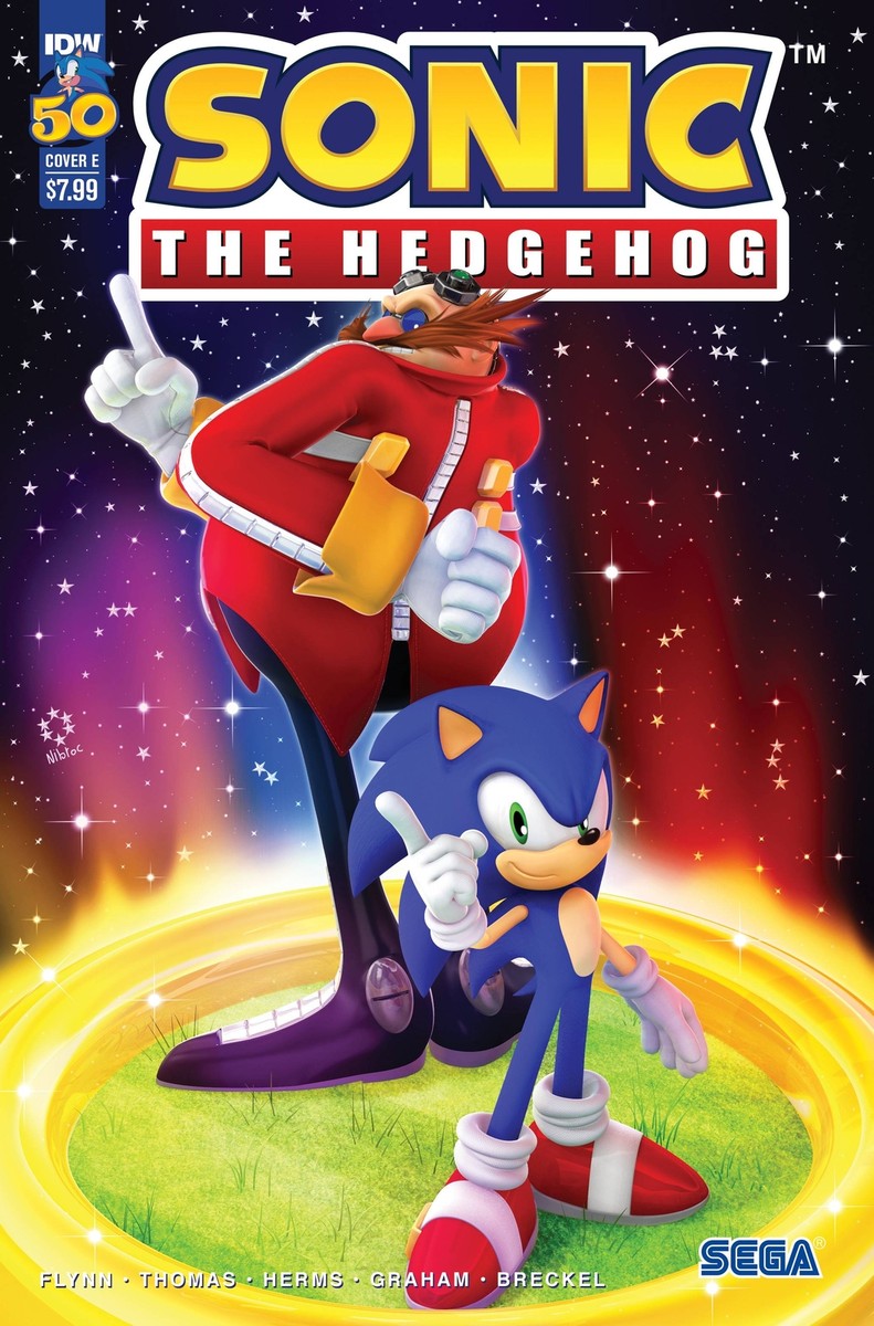 Sonic The Hedgehog #50 Cover E Nibroc | eBay