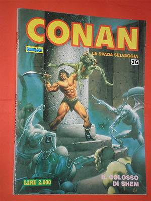 CONAN - the Wild Sword - No. 36 b -DI:ROY THOMAS- 1989- COMIC ART