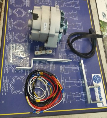 NEW ALT FORD 600 4000 TRACTOR GENERATOR to CONVERSION KIT 5564-10300ALT