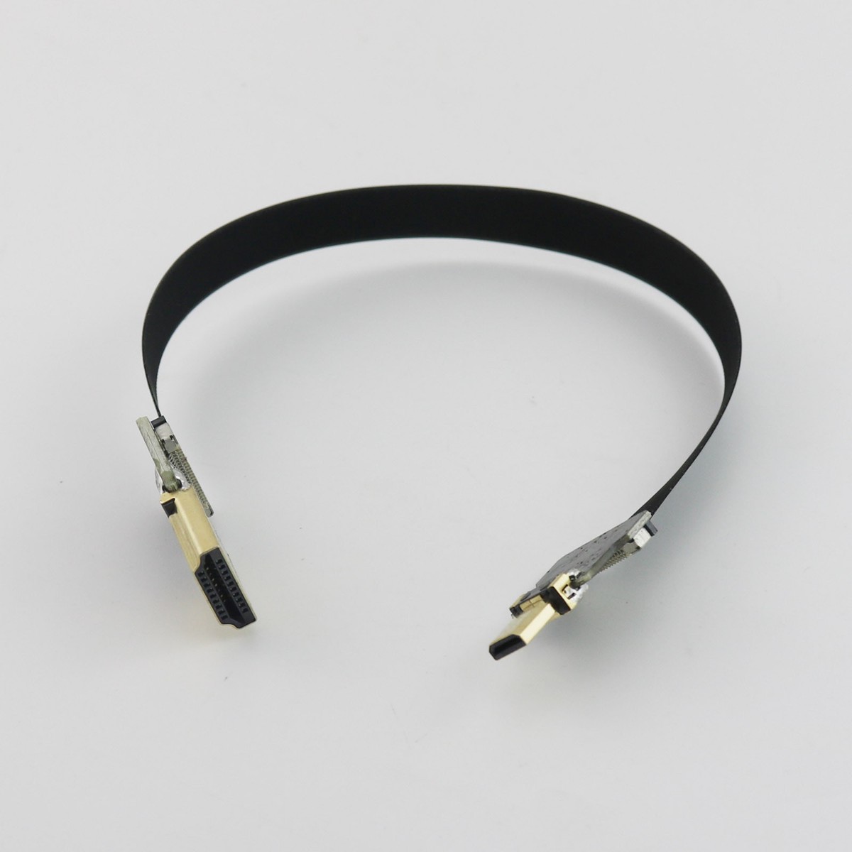 FPV Flat HDMI Cable – Type A Male To Micro HDMI Male, 20cm Flexible FPC Cable