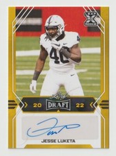 2022 Leaf Jesse Luketa #BA-JL1 Gold Auto RC Cardinals DL