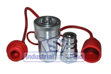 Quick Coupler | Agricultural | 1/2" NPT | With Cap and Plug | ISO 5675 Series