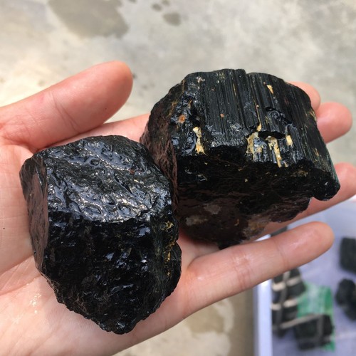 2.2LB natural rough tourmaline Specimens quartz crystal mineral healing - 第 8/12 張圖片