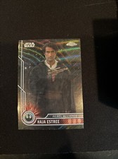2023 Topps Chrome Star Wars Haja Estree 13 Black Wave Refractor