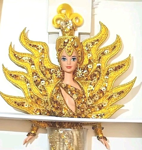 Vintage Barbie Bob Mackie Goddess Of The Sun 1995 New - Picture 9 of 23