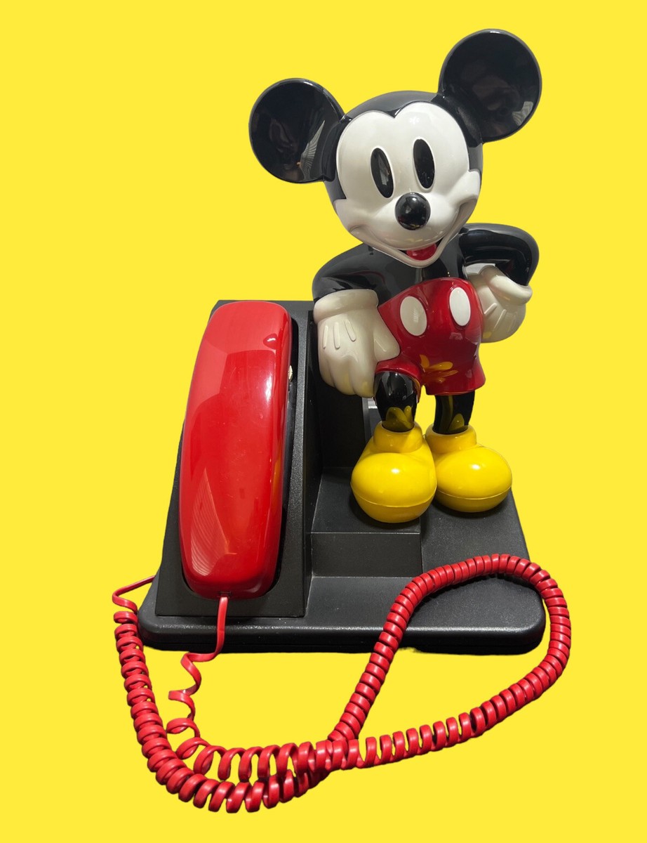 ✨Vintage Mickey Mouse Phone AT&T 1990's Push Button Tone Dial