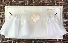 Cherished Bouquet Ivory Wedding Garter e 44703.57