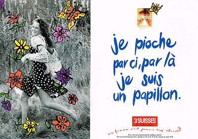 ADVERTISING ADVERTISING 074 1991 les 3 SWISSES le catalogue (2 pages)