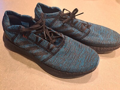 Size 14 adidas PureBoost Go LTD Black Shock Cyan