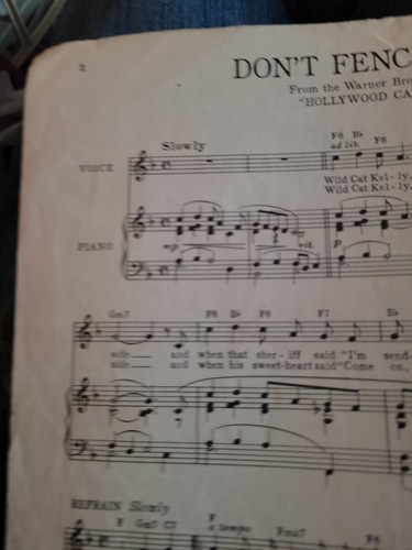 Don't Fence Me In Cole Porter 1944 Warner Bros Sheet Music Hollywood Harms SM1 - Picture 4 of 5