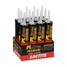 Loctite PL Premium Fast Grab Polyurethane Construction Adhesive, 10 Fl Oz, 1,...