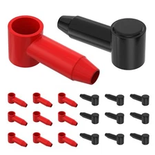 20pcs Battery Terminal Cover Silicone Battery Terminal Protector Boot for 10 ...