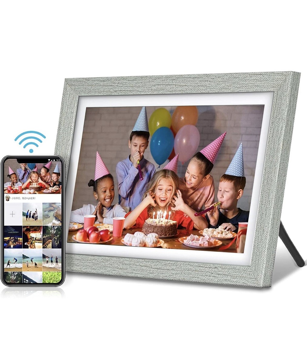 HAOVM Media Pad F10 Digital Photo Frame WiFi 10 Inch Touch Screen 