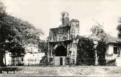 Malay Malaysia Malacca Old Gate Of A Famosa Portuguese Fort 1930s Rppc Ebay