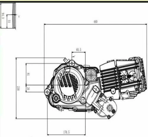 ZS190cc Monkey Bike DAX Zongshen ZS 190cc Engine 2 Valve Motor 5 Speed Motor - Picture 3 of 10