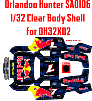 ORLANDO HUNTER OH32X02 1/32 4x2 Trophy Truck BMRD7 TRIBUTE WRAP | eBay