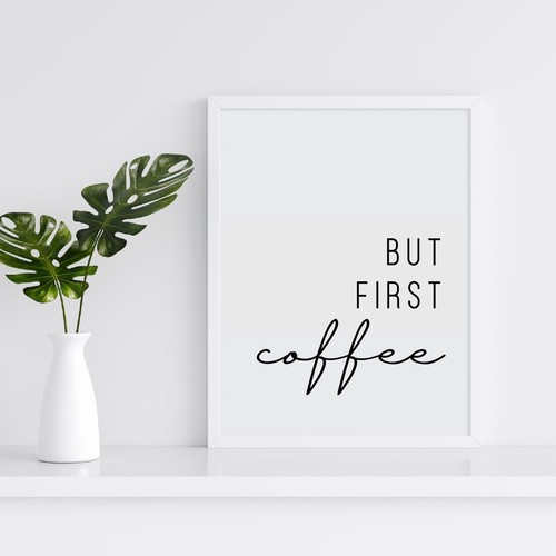 Kitchen Prints Wall Art Poster Minimalist. Quality Home Picture Quotes Print - Picture 28 of 82