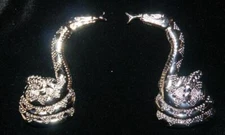 CLINT EASTWOOD movie prop Western Snake Gun Grip Inlays - All Metal Rattlesnakes