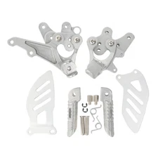 Front Driver Footpegs Pegs Bracket Fit For Suzuki GSXR600 GSXR750 2011-2025