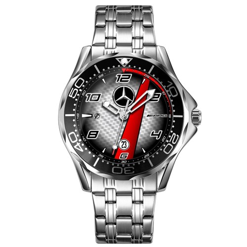 Orologio da polso da uomo in acciaio per appassionati Mercedes Benz GT AMG A45 - Photo 27/66