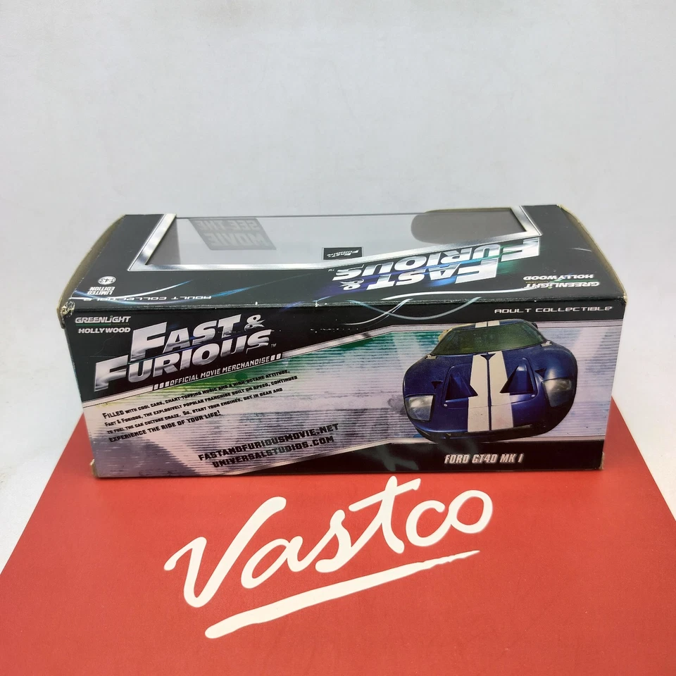 Greenlight Hollywood Fast & Furious Ford GT40 MK I 1:43 Scale GT-40 - Image 3 of 4