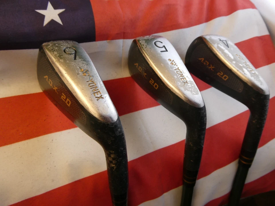 YONEX ADX 2.0 Iron Set 4-PW LSG 400 Carbon Graphite Regular Flex Good Condition - Image 3 of 4