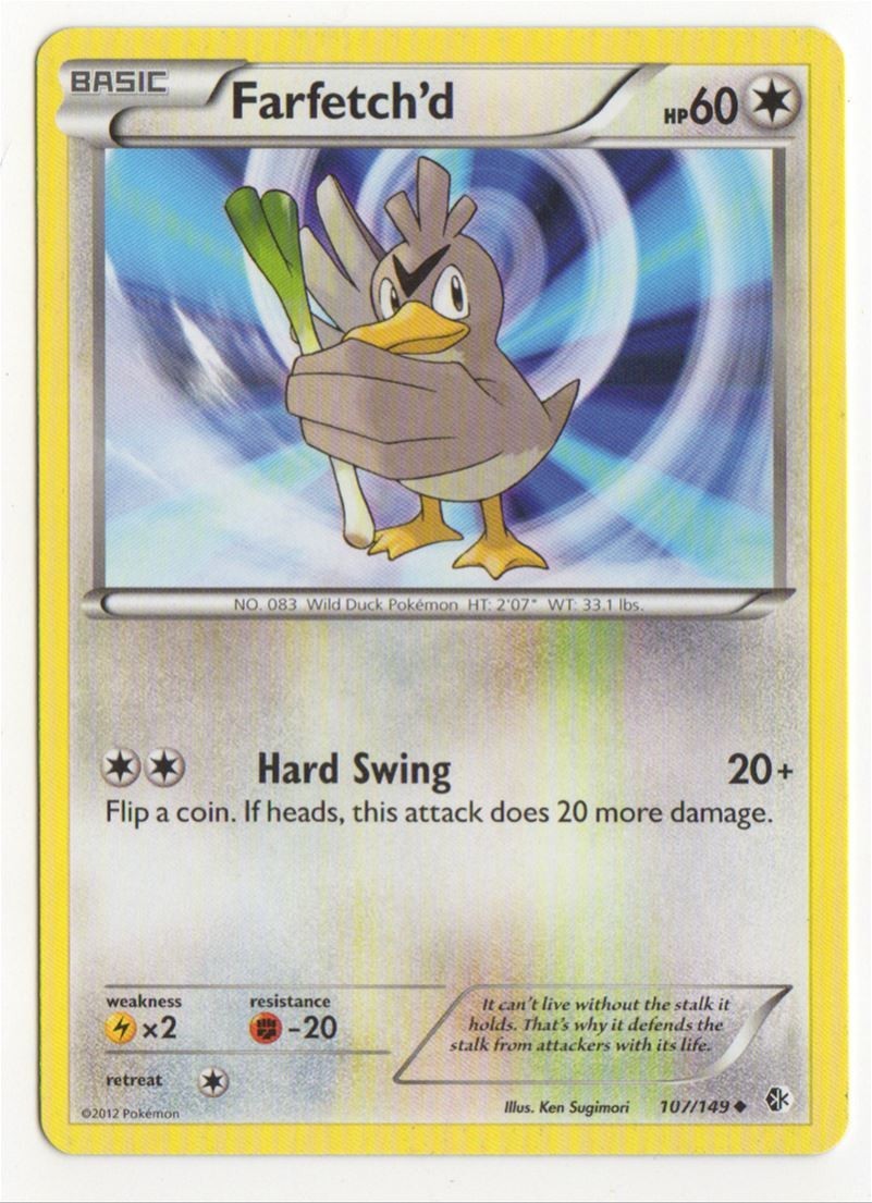 Farfetch'd 107 Pokemon Boundaries Crossed 2012