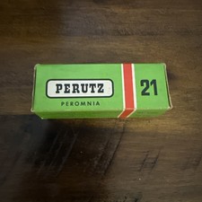 Vintage Perutz Peromnia 21 Black  White 120 film, Expired, Made in Germany