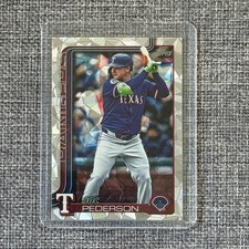 2025 Topps Update - Joc Pederson Silver Diamante Foil #US125 - Rangers