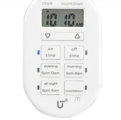 Utilitech 15 -Amps 120-volt Indoor Programmable Digital Lighting Timer