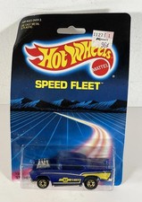 1986 Hot Wheels Speed Fleet Blue ‘57 Chevy #1538 On Sealed Card