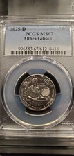 Superb! 2025 D PCGS MS67 Althea Gibson Women Quarter