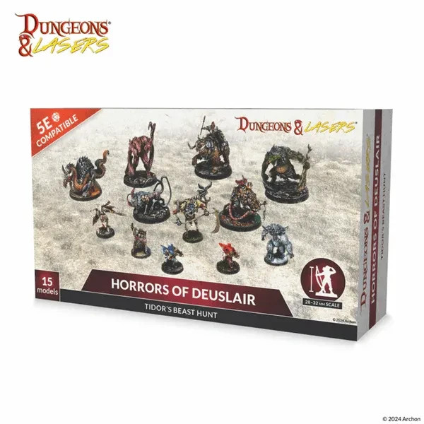 Dungeons and Lasers Horrors Of Deuslair Miniatures