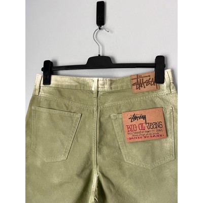 美品Stussy BIG OL' JEAN SPRAY DYE olive 30 Stussy Big Ol Jeans - Size 32 - Olive Spray Dye - NEW | eBay