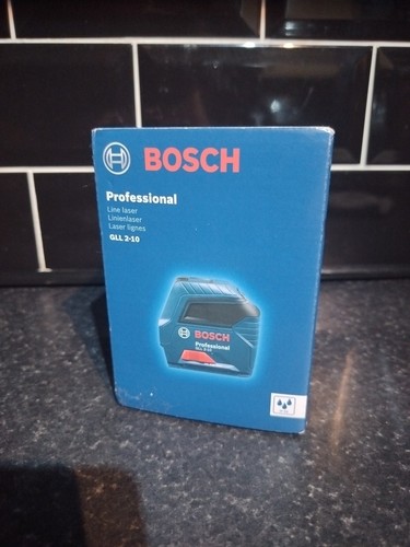 Bosch GLL 2-10 Professional Line Laser With Pouch And 3 X AA. Brand New Sealed. - Picture 6 of 9