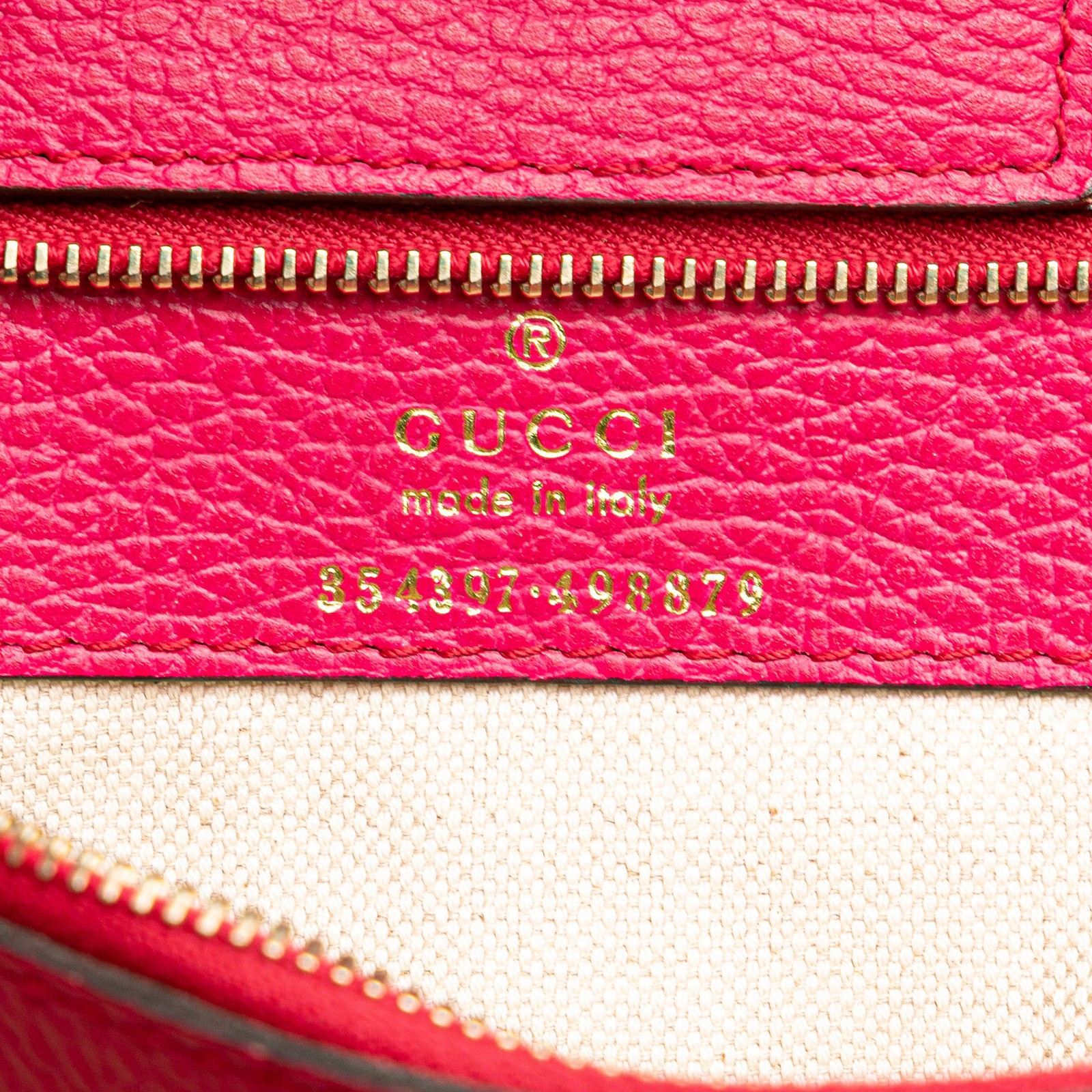 Authenticated Gucci Medium Leather Swing Tote Dar… - image 6