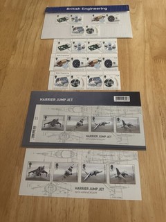 Royal Mail Stamps Presentation Pack 570 British Engineering M/S & Extra Stamps