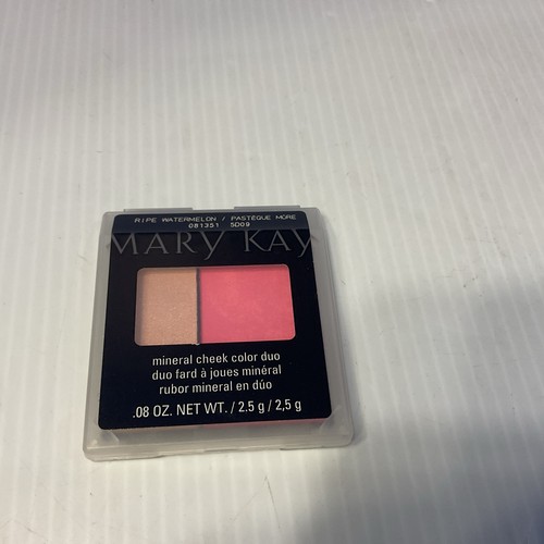 Mary Kay Mineral Cheek Color Duo Sandía Madura 081351 ¡NUEVO DESCONTINUADO! - Imagen 2 de 3